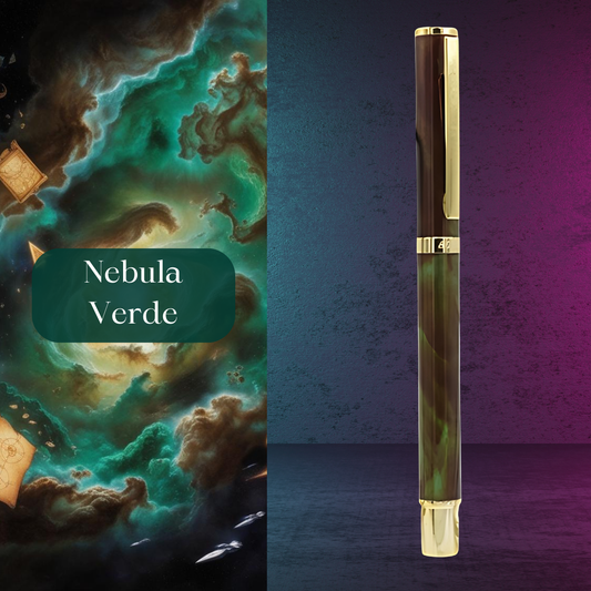 Sapphiria Nebula Verde Dolma Kalem