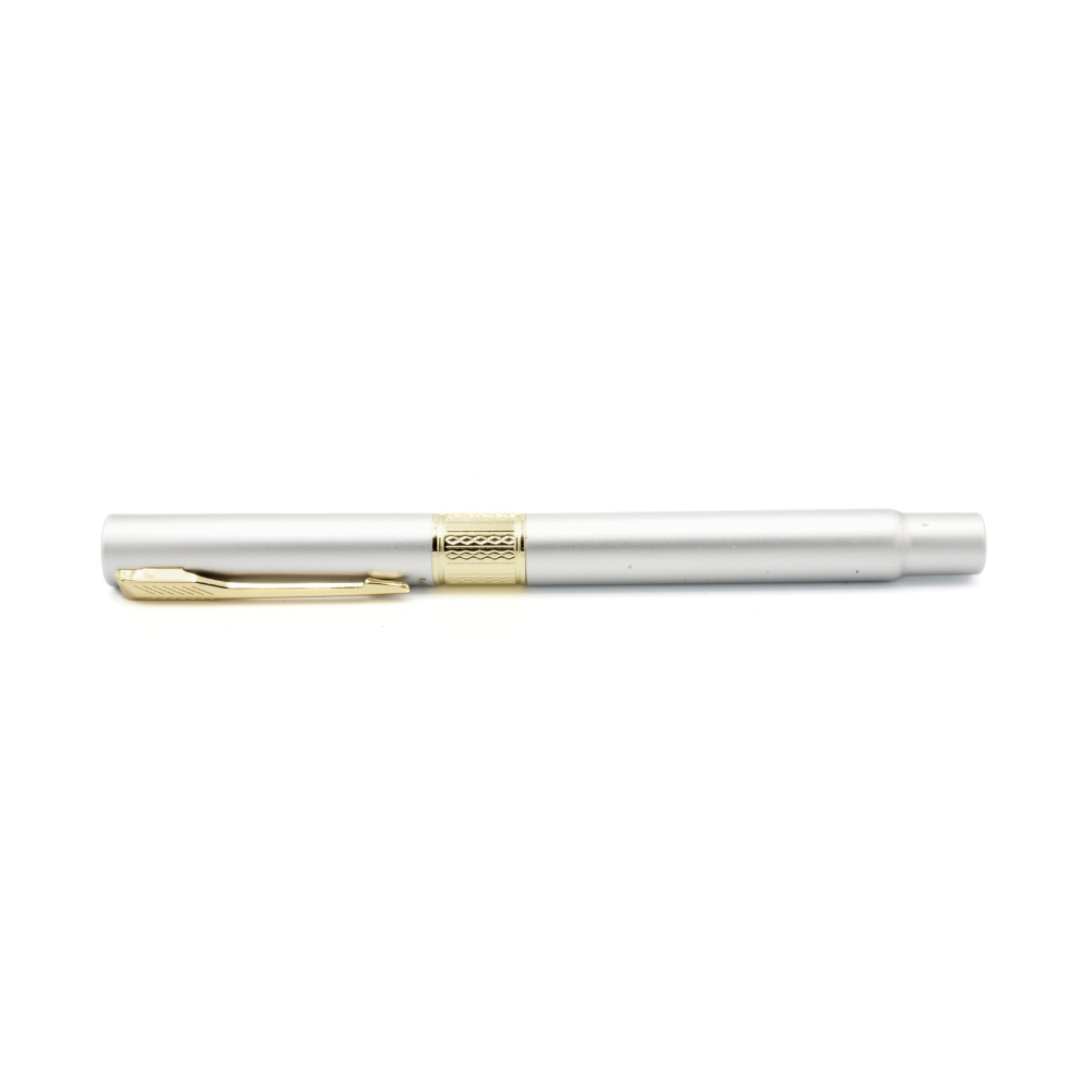SAPPHIRIA × Eternal Metals Roller Pen – Silver