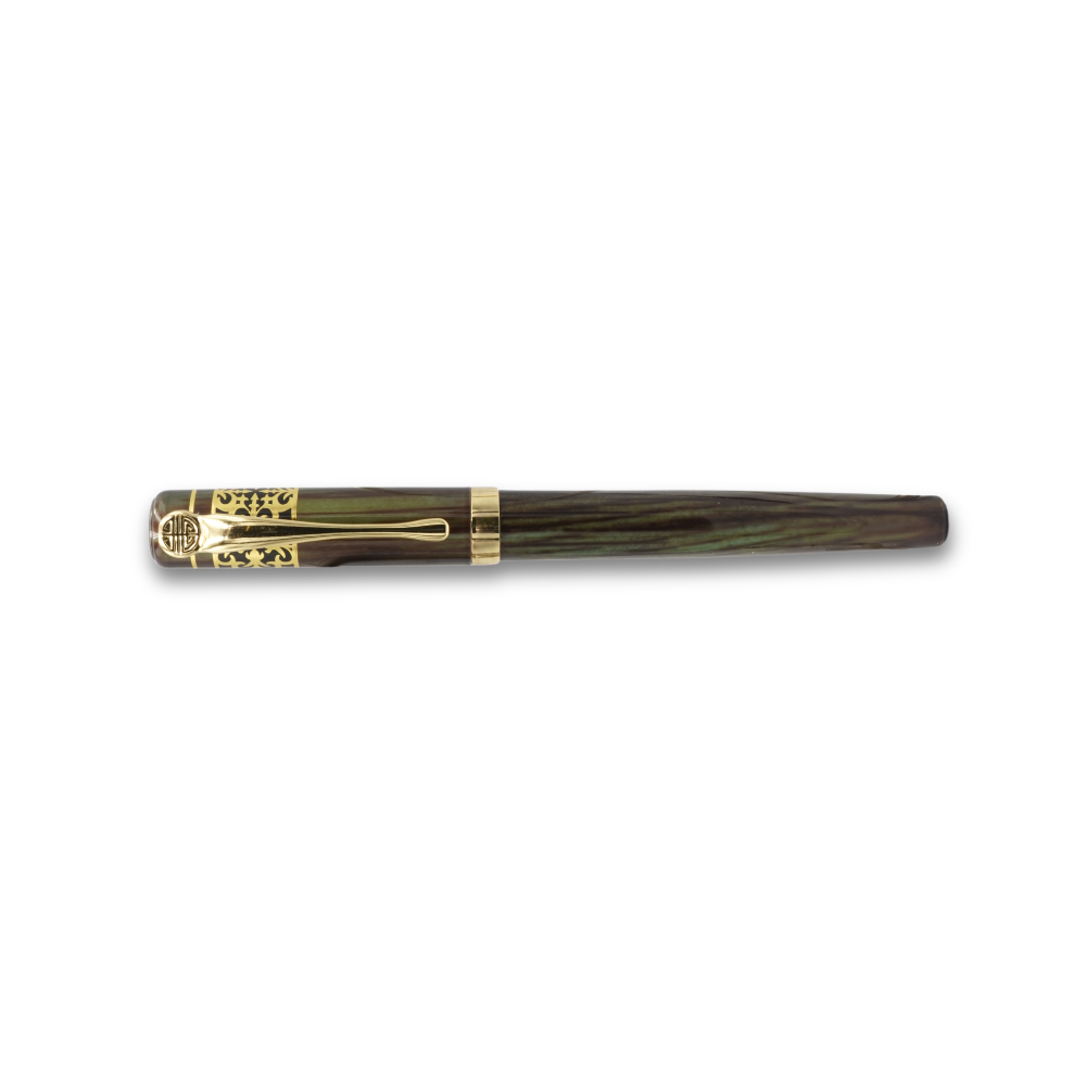 Sapphiria® Yggdrasil Rollerball Pen – Forest Green