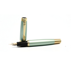 SAPPHIRIA Dragonheart Onyx Fountain Pen – Emerald Green