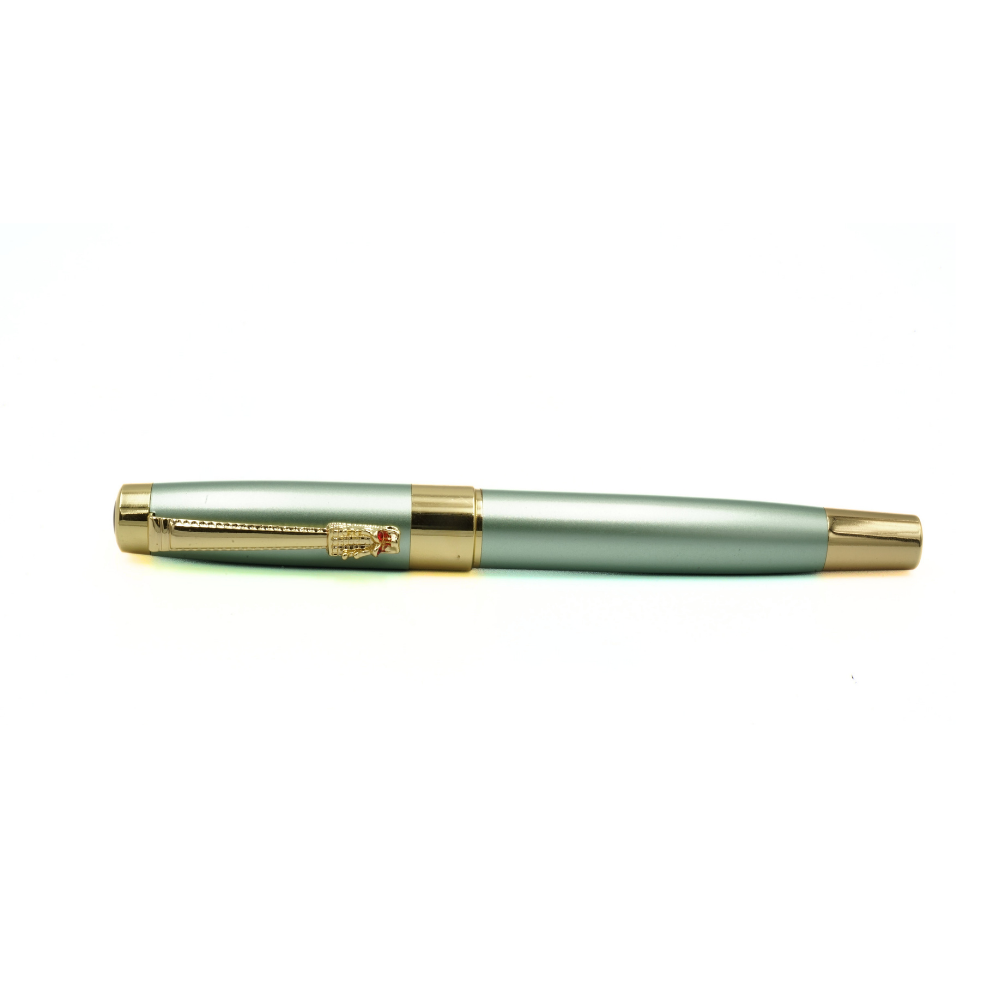 SAPPHIRIA Dragonheart Onyx Fountain Pen – Emerald Green