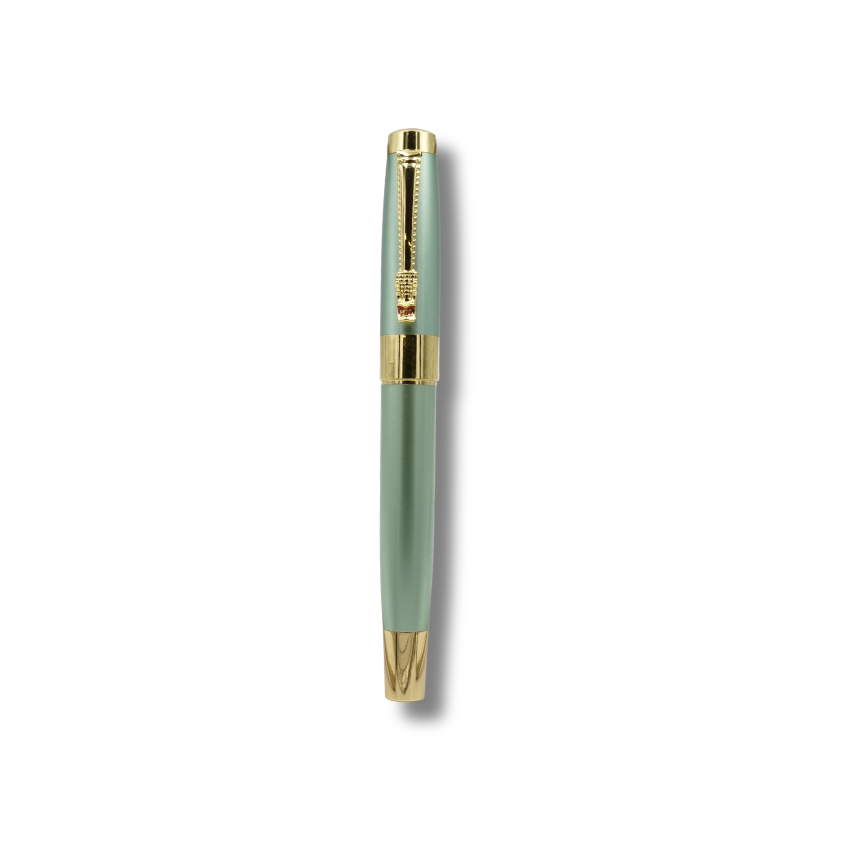 SAPPHIRIA Dragonheart Onyx Signature Roller Pen – Emerald Green