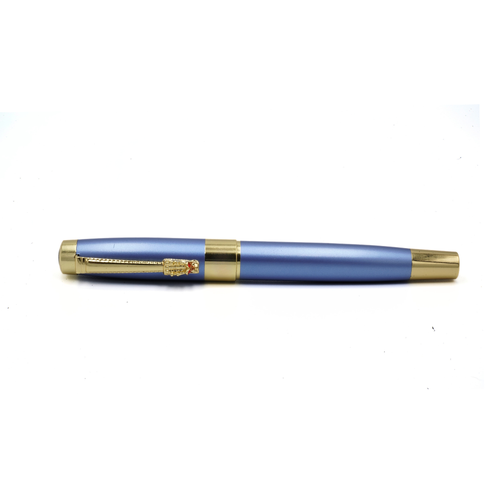 SAPPHIRIA Dragonheart Onyx Fountain Pen – Royal Blue
