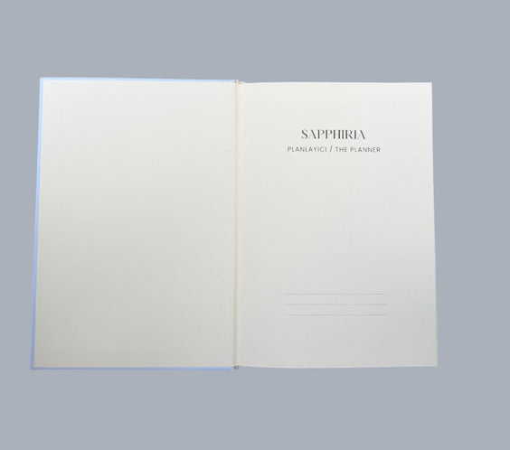 Mélovion Tarihsiz A5 Premium Ajanda-Cloud Blue