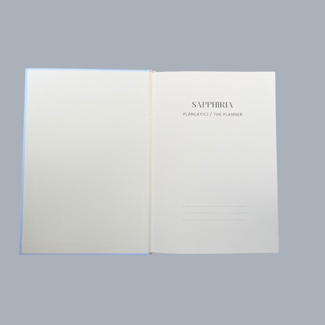 Mélovion Tarihsiz A5 Premium Ajanda-Cloud Blue