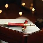 Sapphiria Crimson Orbit Fountain Pen