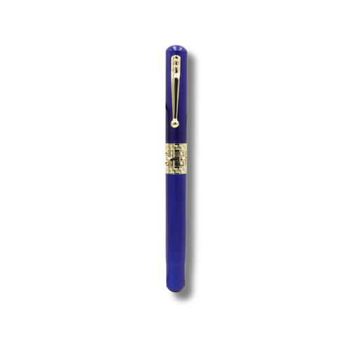SAPPHIRIA Chrome Edition Fountain Pen – Royal Blue