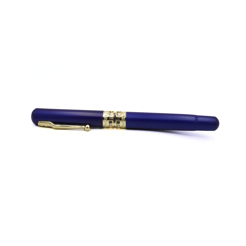 SAPPHIRIA Chrome Edition Roller Pen – Royal Blue