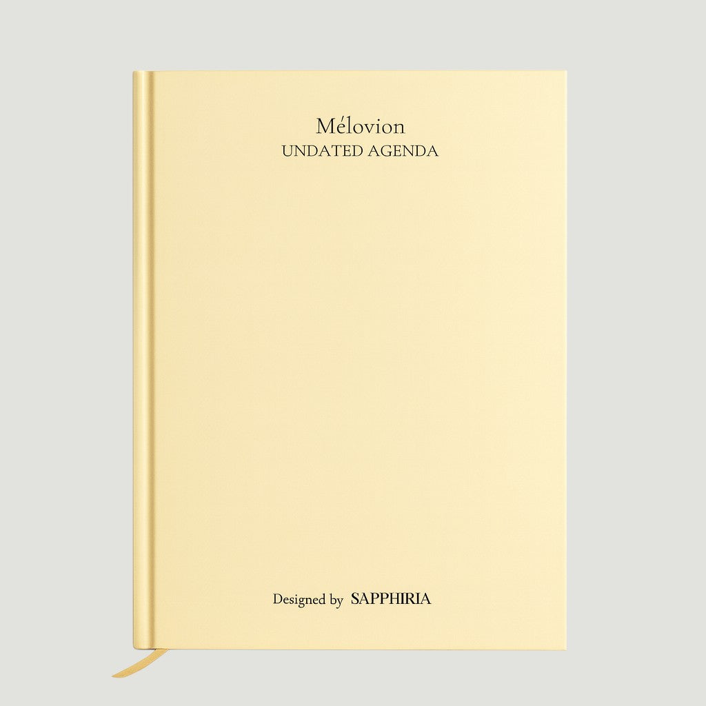 Mélovion Tarihsiz A5 Premium Ajanda- Buttercream