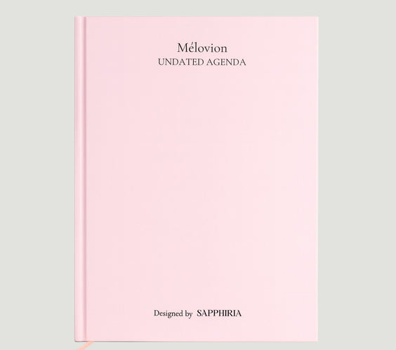 Mélovion Tarihsiz A5 Premium Ajanda-Blush Rose