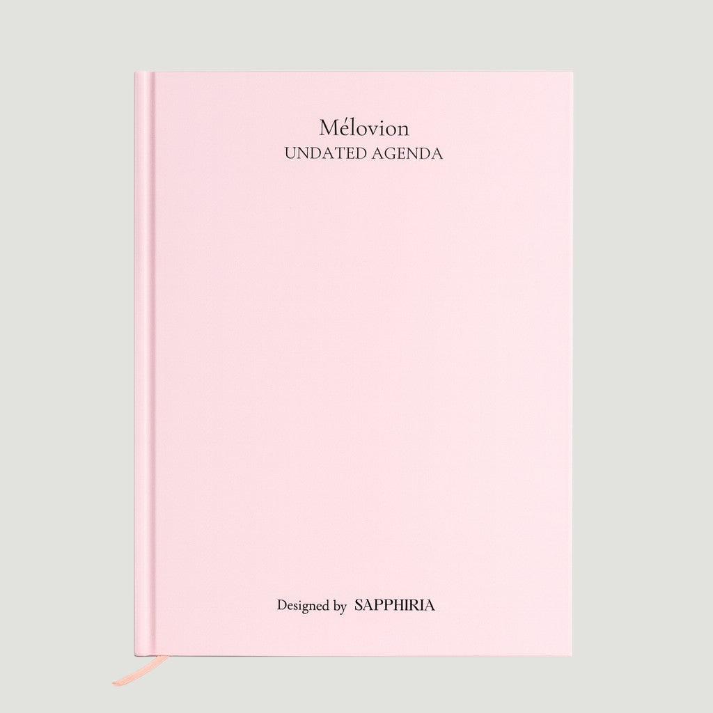 Mélovion Tarihsiz A5 Premium Ajanda-Blush Rose