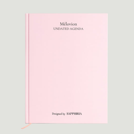 Mélovion Tarihsiz A5 Premium Ajanda-Blush Rose