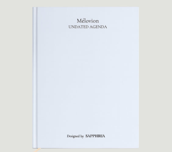 Mélovion Tarihsiz A5 Premium Ajanda-Cloud Blue