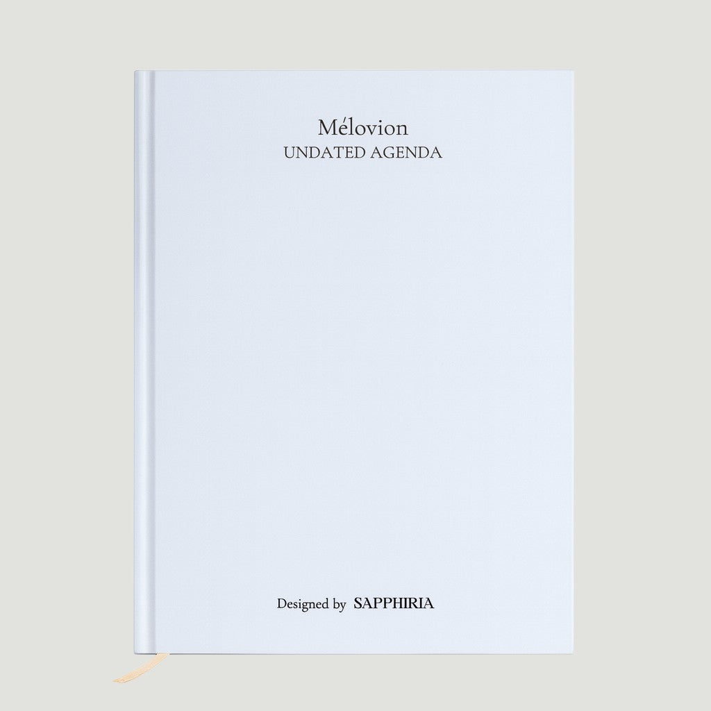 Mélovion Tarihsiz A5 Premium Ajanda-Cloud Blue