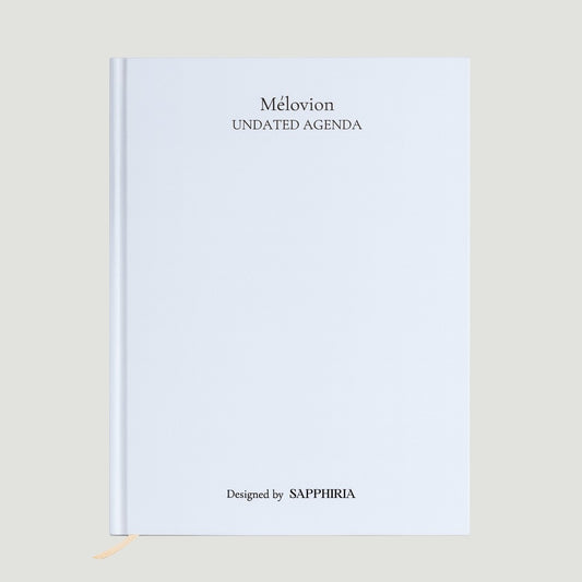 Mélovion Tarihsiz A5 Premium Ajanda-Cloud Blue