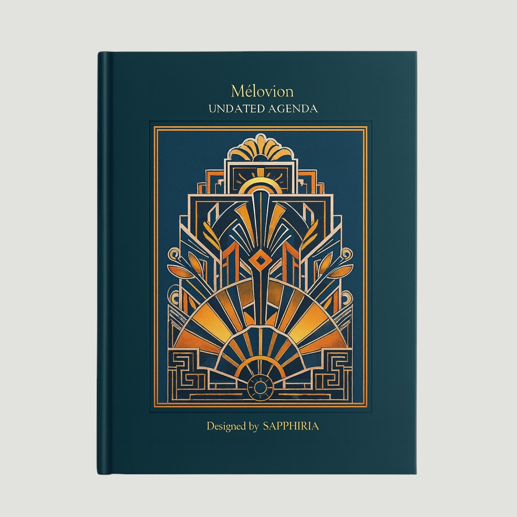 Mélovion Tarihsiz A5 Premium Ajanda-Golden Axis- Limited Edition(500pcs)