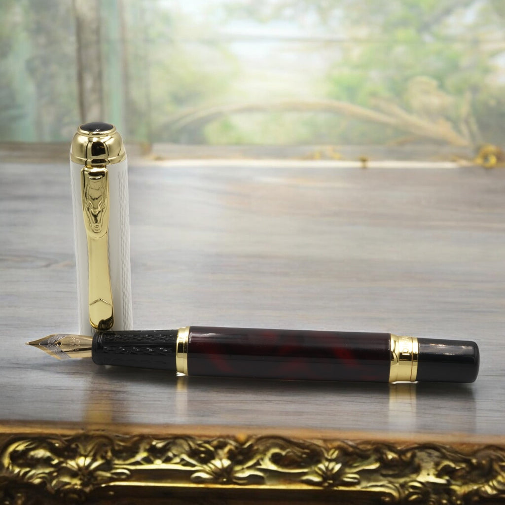 Sapphiria® La Danse du Feu et de la Glace Fountain Pen – Dance of Fire and Ice