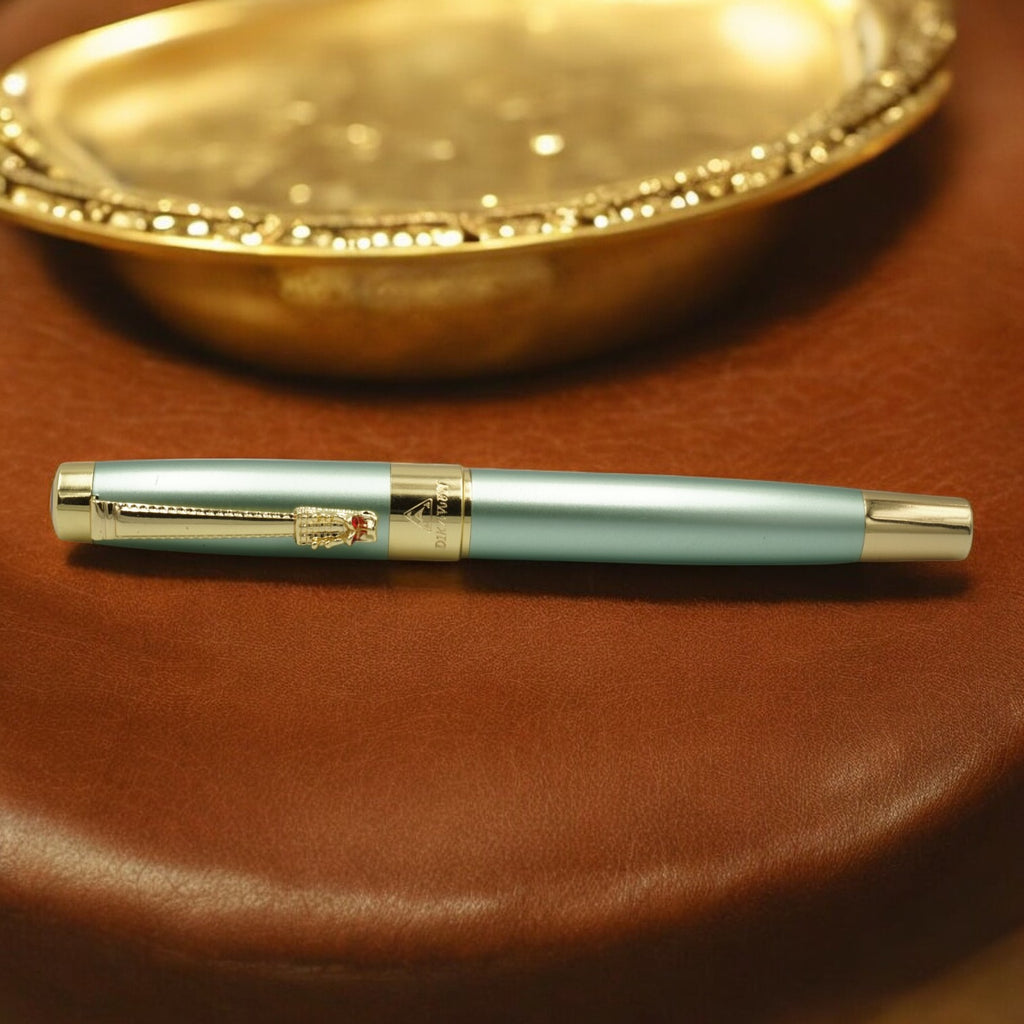 SAPPHIRIA Dragonheart Onyx Signature Roller Pen – Emerald Green