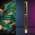 SAPPHIRIA Nebula Verde Fountain Pen