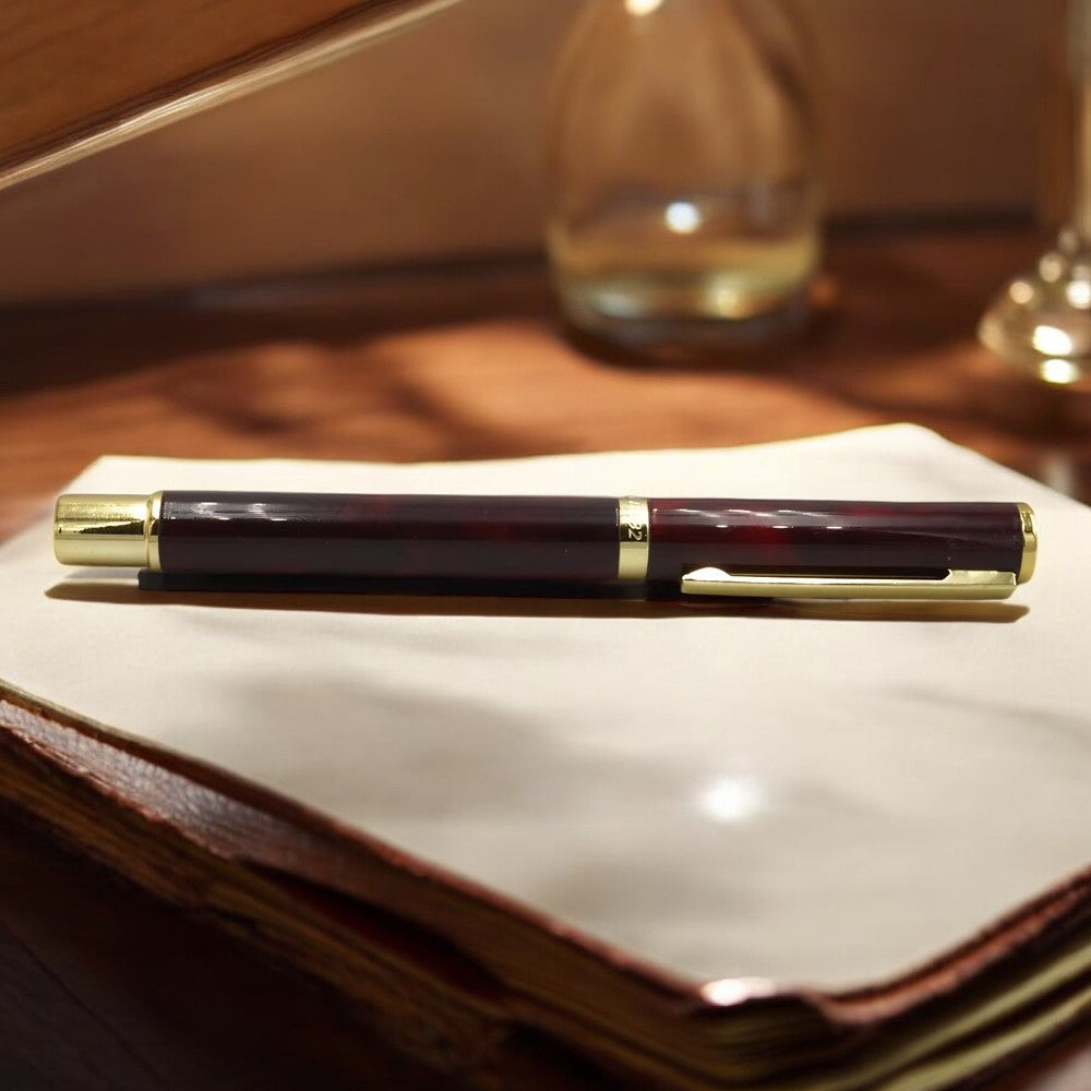 Sapphiria Crimson Orbit Roller Pen