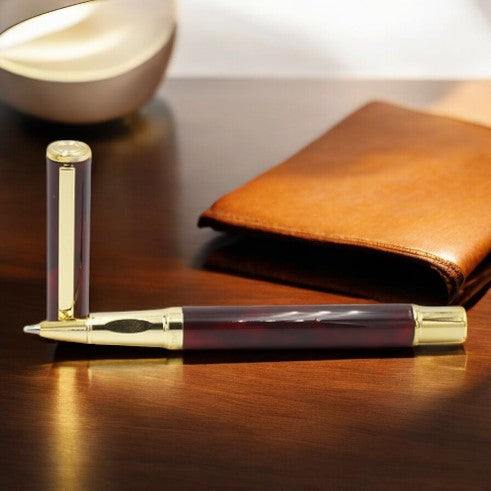 Sapphiria Crimson Orbit Roller Pen
