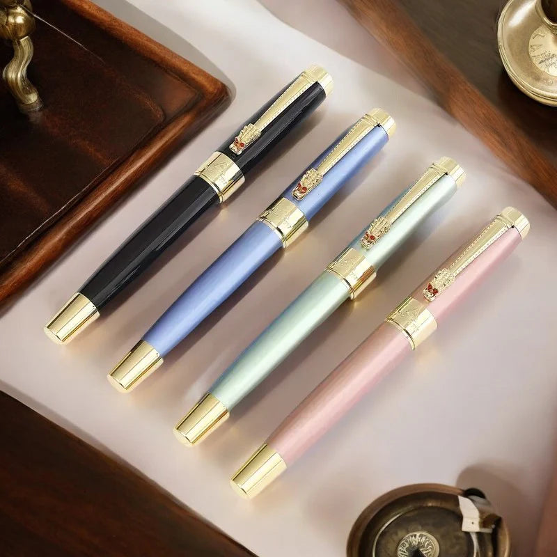 SAPPHIRIA Dragonheart Onyx Signature Roller Pen – Emerald Green