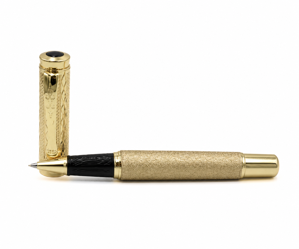 SAPPHIRIA Sphinx Roller Pen – Gold
