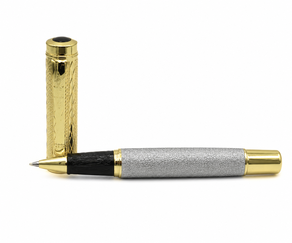 SAPPHIRIA Sphinx Roller Pen – Silver